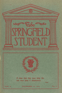 The Springfield Student (vol. 2, no. 3), December 15, 1911