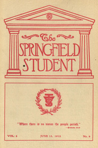 The Springfield Student (vol. 2, no. 9), June 15, 1912