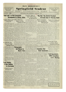 The Springfield Student (vol. 29, no. 21) February 1, 1939
