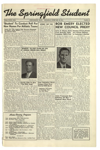 The Springfield Student (vol. 32, no. 22) February 19, 1942