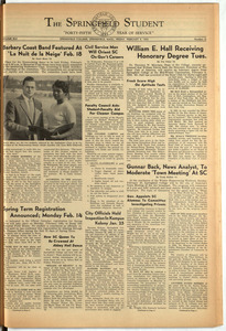 The Springfield Student (vol. 42, no. 12) February 04, 1955