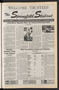 The Springfield Student (vol. 110, no. 8) Oct. 26, 1995