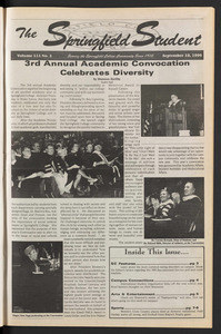 The Springfield Student (vol. 111, no. 2) Sept. 19, 1996