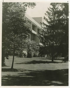 Front of Babson Library from the West