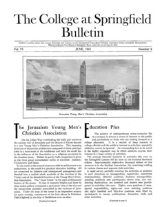 The Bulletin (vol. 6, no. 8), June 1933