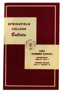 Summer School Catalog, 1954