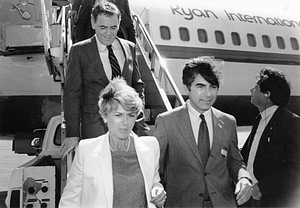 Mayor Raymond L. Flynn, Vice-Presidential Candidate Geraldine Ferraro, Governor Michael Dukakis