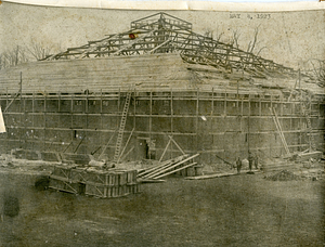 Case Memorial Cage Early Construction