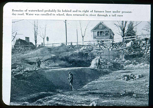 Excavating to rebuild the Saugus Iron Works