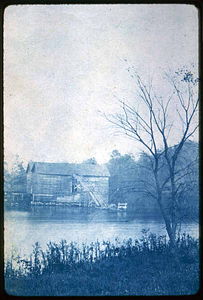 Saugus Center, on Lilly Pond, Rollie Mansfield Ice House, Roland & Daniels, Ice House on the island