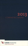 2013 Suffolk University commencement program, Sawyer Business School