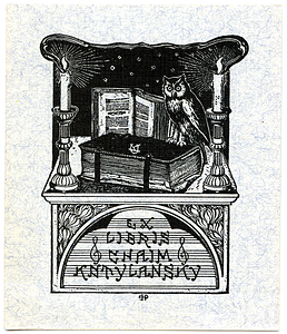 Ex libris Chaim Kotylansky