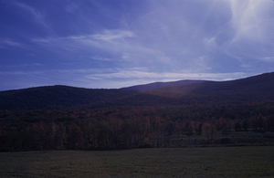 October Taconic Range Panorama #3 from Northwest Hill Road south from Mason's Farm.