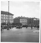 Photograph of a marching band in the German Art Parade in Munich, Germany, 7/16/1937