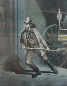 "The American Fireman Always Ready" Louis Maurer (1832-1932)