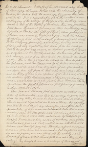 Manuscript by Benjamin Waterhouse