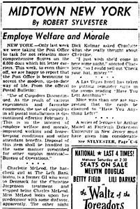 Midtown New York: Employe [sic] Welfare and Morale