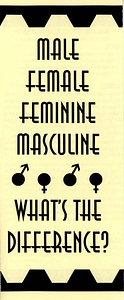 Male Female Feminine Masculine: What's the Difference?