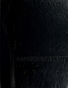 Suffolk University Beacon yearbook, 1989