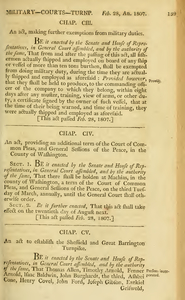 1806 Chap. 0103. An Act, Making Further Exemptions From Military Duties.