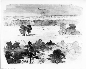 Sketches on the Left of the Line (Siege of Petersburg)