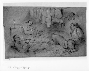 Chinese Railroad Workers Sleeping Quarters