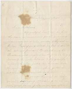 Smith family letter to Edward Hitchcock, 1836 June 17