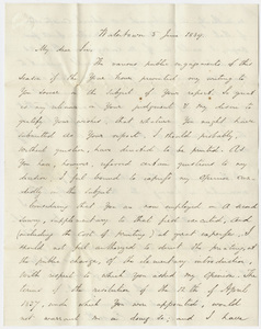 Governor Edward Everett letter to Edward Hitchcock, 1839 June 5