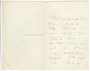 Emily Dickinson letter to Mrs. Samuel (Mary) Bowles