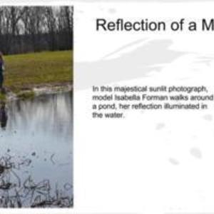 Girl Reflected in a Pond