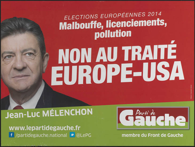 Elections européennes 2014 : Malbouffe, licenciements, pollution non au traité Europe-USA