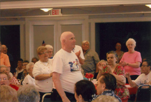 Andrew Driscoll at the Fourth of July party