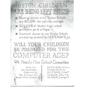 Boston children are being left behind