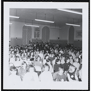 Children attend a Boys' Club of Boston St. Patrick's Day inaugural ball and exercises event