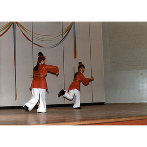 Performers at a Chinese Progressive Association anniversary party