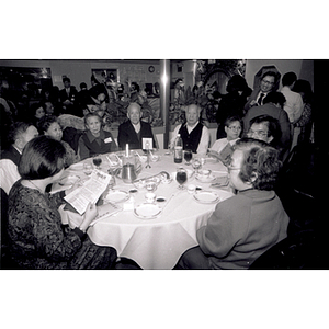 Guests at a Chinese Progressive Association party