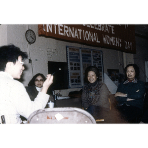 Guests at an International Women's Day event