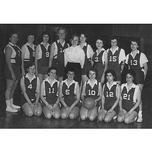 Girls basketball team photo, 1958-1959