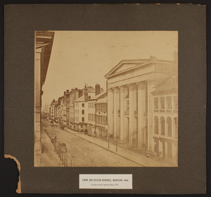 View on State Street, 1850
