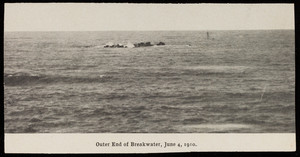 The early stages of the breakwater