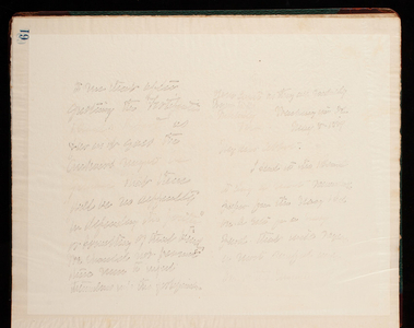 Thomas Lincoln Casey Letterbook (1888-1895), Thomas Lincoln Casey to [Henry L.] Abbot, May 8, 1889