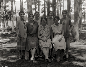 Unidentified group of women at Camp Idlewild