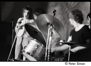 Jeff Beck Group performing at the Boston Tea Party: Rod Stewart (vocals) and Tony Newman (drums)
