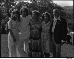 My Wedding: Group portrait of Ronni, Peter, Andrea Simon, and (probably) Ronni Berman's parents