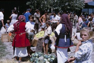 Fruits and vegetables at market