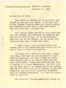 Letter from Lillie Mae Hubbard to W. E. B. Du Bois