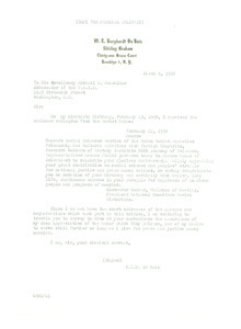 Letter from W. E. B. Du Bois to Mikhail A. Menshikov