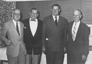 Edgar A. Perry, Henry M. Walker and Ralph F. Taber at reunion