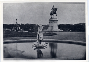 George Washington Equestrian Statue and Maid of the Mist Fountain, Boston Public Garden