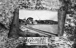 Crystal Lake east side, Wakefield, Mass.